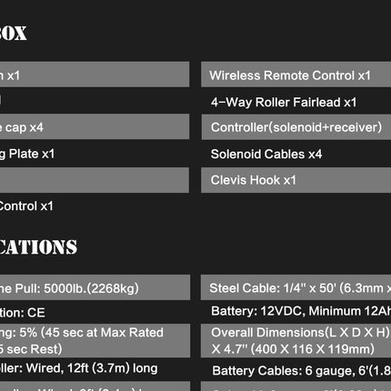 X-BULL Electric Winch 5000LBs - salelink.co.nz