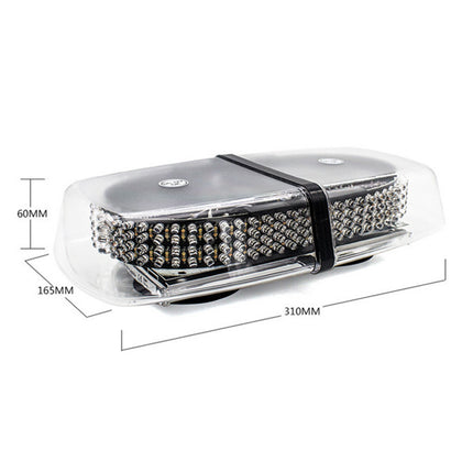 Amber 240 LED Beacon Strobe Emergency Flashing Light Warning Lamp Truck - salelink.co.nz