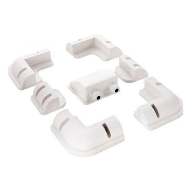 Solar Panels Corner Mounting Brackets Kit 7PCS Caravan Boat RV Vehicle Roof Mount - salelink.co.nz