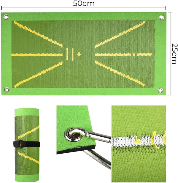 Golf Divot Mat Golf Training Mat for Swing Detection Batting