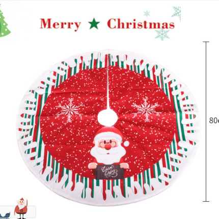 Christmas Tree Skirt 80x80cm