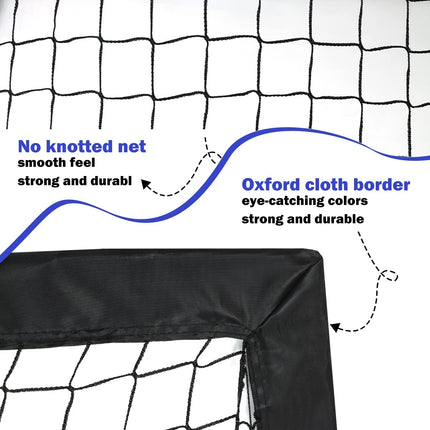 2PCS Portable Kid Soccer Football Goals Pop Up Soccer Goals - salelink.co.nz