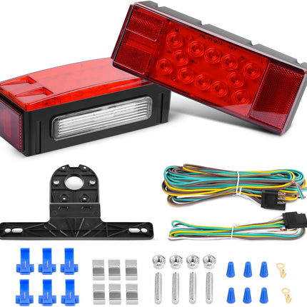 2PCS 12V Trailer Tail Lights