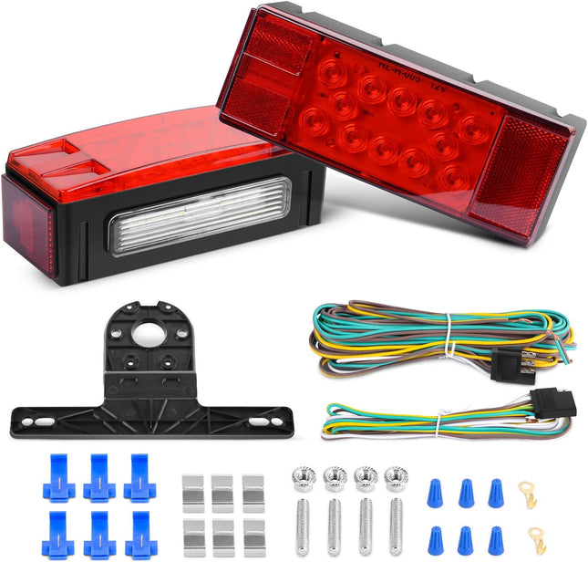 2PCS 12V Trailer Tail Lights
