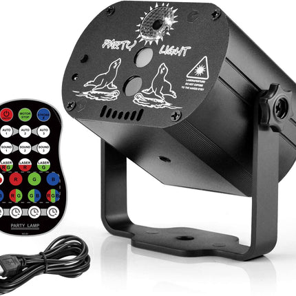 Projector LED RGB Laser Stage Light Party Lights Christmas Decoration