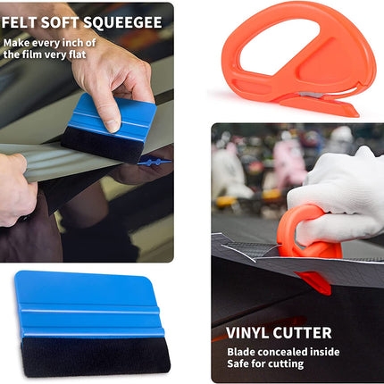 Film Scrapers Car Vinyl Wrap Window Tint Film Tool Kit