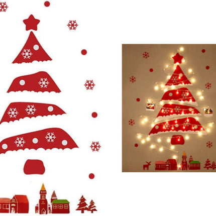 DIY Felt Christmas Tree with Light