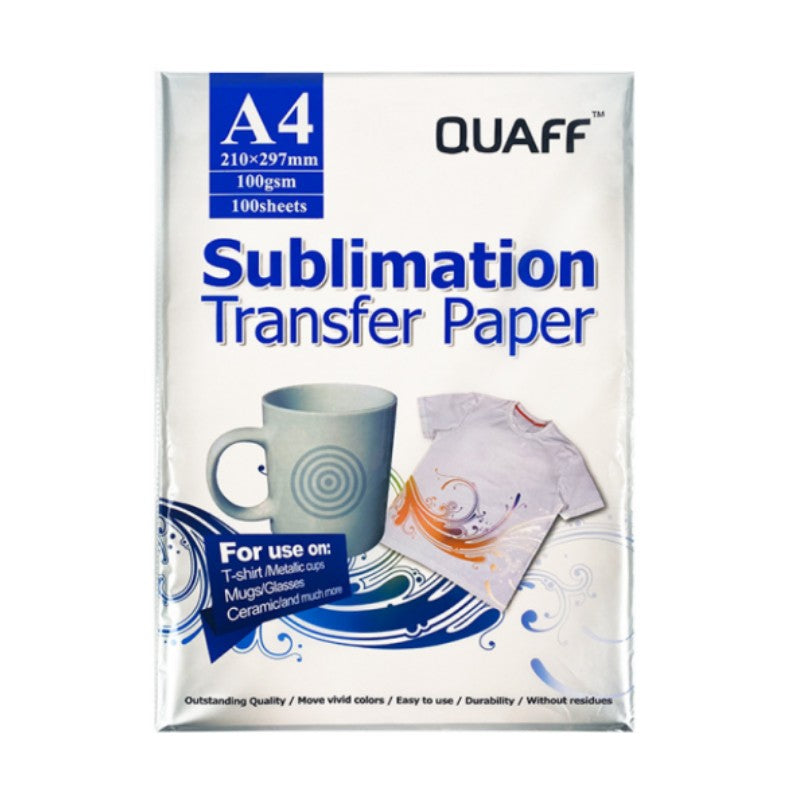 Sublimation Paper A4 Size - 100 Sheets Sublimation Paper