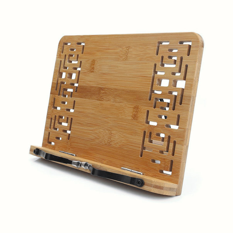 Bamboo Tablet iPad Cookbook Stand Holder Rack