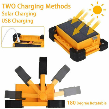 Solar LED Work Light Flood Lamp - salelink.co.nz