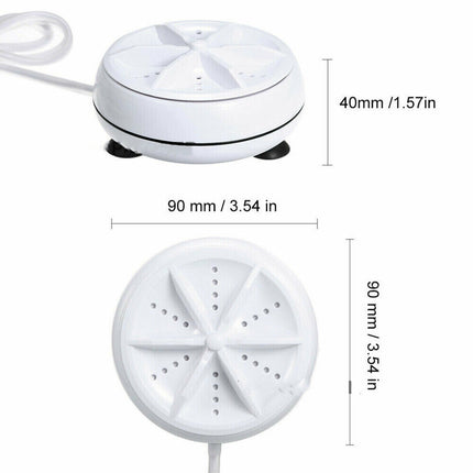 Mini Washing Machine Ultrasonic Turbine Washing Machine - salelink.co.nz