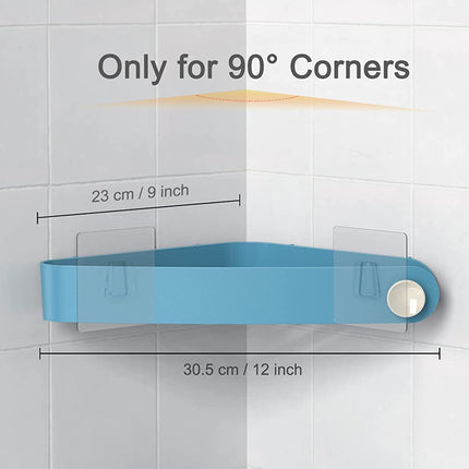 Corner Shower Caddy Bathroom Storage Shelf Holder Rack Adhesive