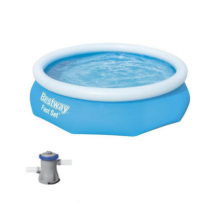 Bestway Fast Set Round Above Ground Pool 3.05m x 76cm with Pump - salelink.co.nz