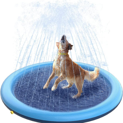 Pet Dog Sprinkler Splash Pad Mat Kids Water Play Spray Pool Toy 170cm