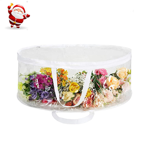 Clear Christmas Wreath Storage Bag 76X20cm