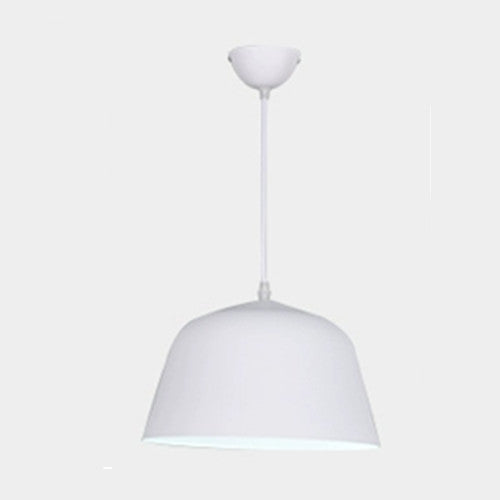 White Pendant Light Lampshade Hanging