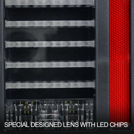 Pair LED Tail Lights Brake Rear Signal Reverse OEM For Jeep Wrangler JK 07-17 - salelink.co.nz