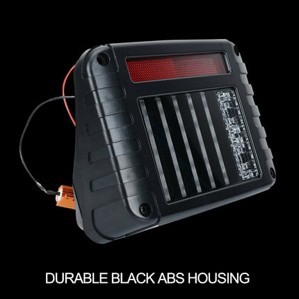Pair LED Tail Lights Brake Rear Signal Reverse OEM For Jeep Wrangler JK 07-17 - salelink.co.nz