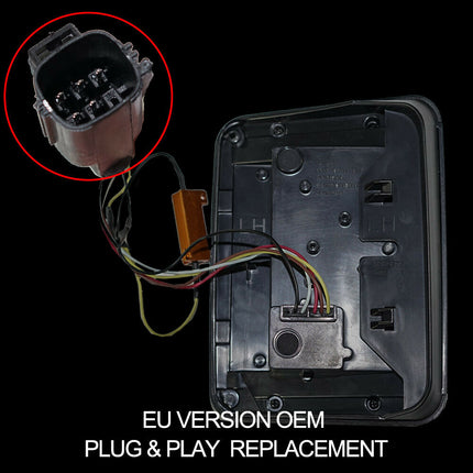 Pair LED Tail Lights Brake Rear Signal Reverse OEM For Jeep Wrangler JK 07-17 - salelink.co.nz