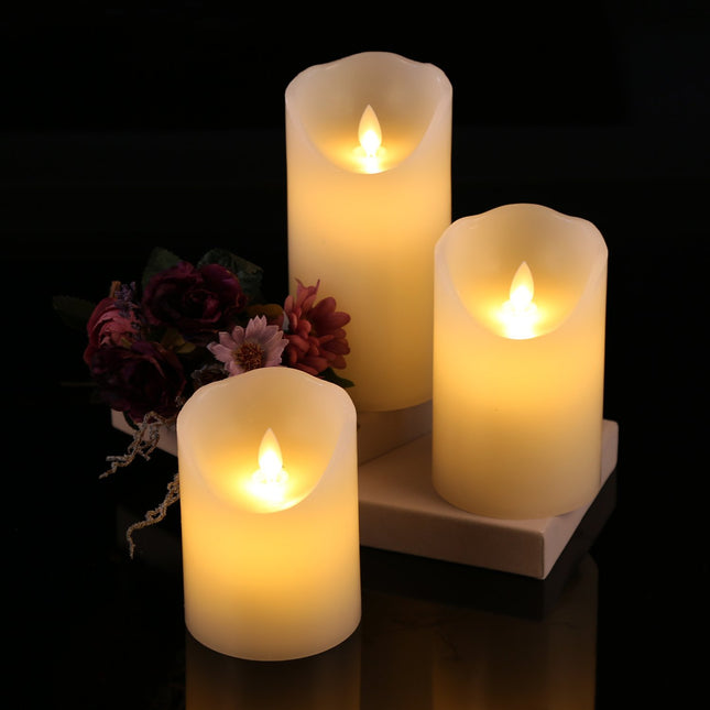 18cm LED Flickering Candle - salelink.co.nz