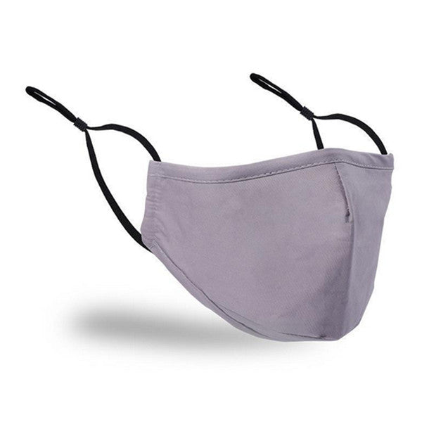 Face Mask Cotton Adults - Grey - salelink.co.nz