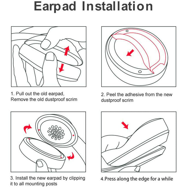 Replacement Ear Pads for Beats Solo 2 3 Headphone Earpads - salelink.co.nz