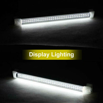 2X 72 LED Strip Light BAR 12V Caravan Boat Camping Car Interior Lamp - salelink.co.nz