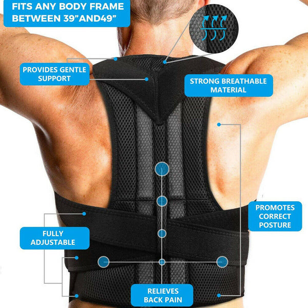 XL Back Posture Corrector Lumbar Support Brace