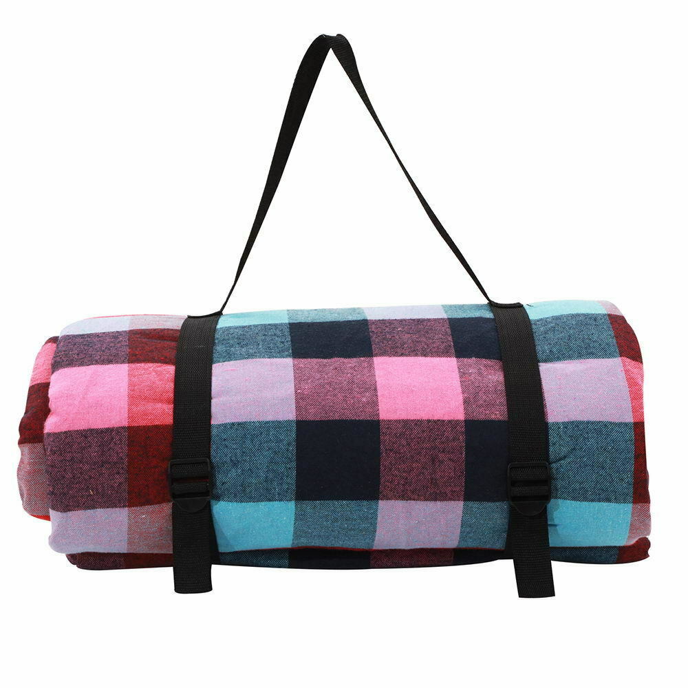 3m*3m Extra Large Picnic Blanket Mat Cashmere Waterproof Rug Outdoor Camping - salelink.co.nz