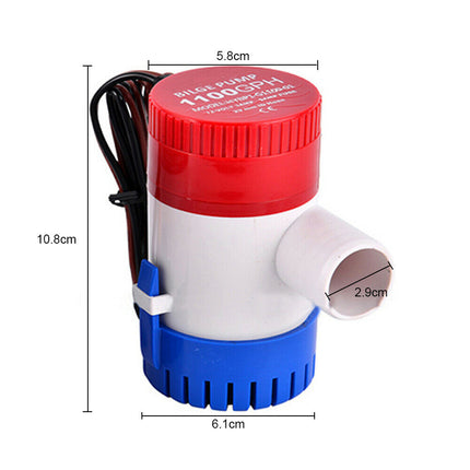 12V Bilge Pump 1100GPH - salelink.co.nz