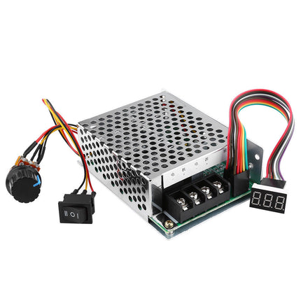 DC10V-55V 12V 24V 48V 60A PWM Motor Speed Controller CW CCW Reversible Switch - salelink.co.nz