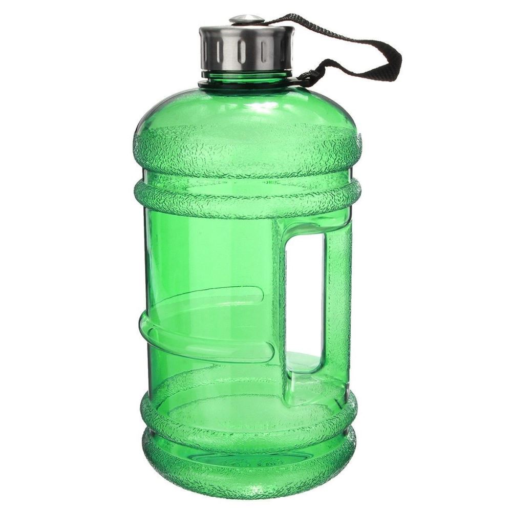 2.2L Large Water Bottle Green