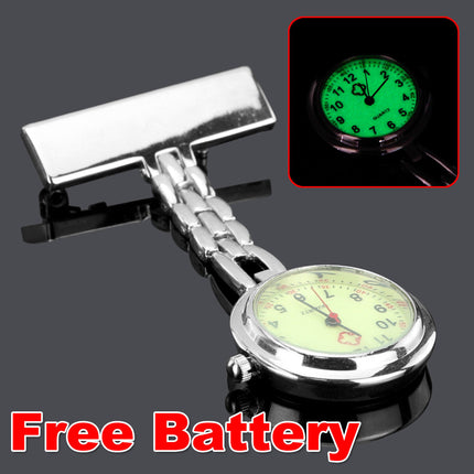 Nurse Watch Brooch Luminous Pocket - salelink.co.nz