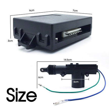 Remote Auto Car Control Keyless Entry Central Door Lock Locks Locking Kit System - salelink.co.nz