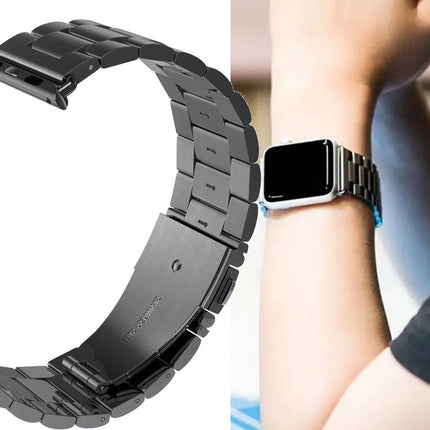 Black Bracelet Strap Apple Watch Band 42mm(Series 10) 41mm 40mm 38mm