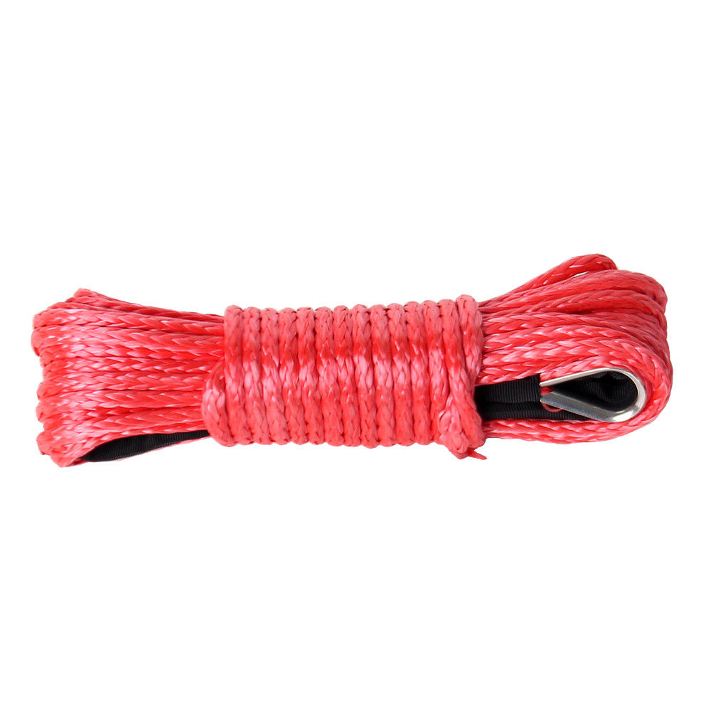 15M Synthetic Winch Line Cable Rope with Sheath ATV UTV BOAT