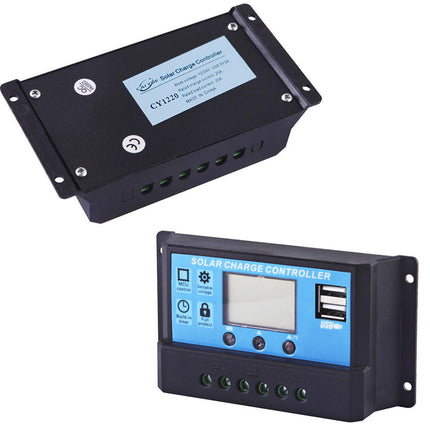 30A 12V/24V LCD DISPLAY PWM SOLAR PANEL REGULATOR CHARGE CONTROLLER & TIMER - salelink.co.nz
