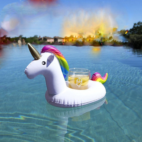 UNICORN Inflatable Float Cup Drink Holder Pool