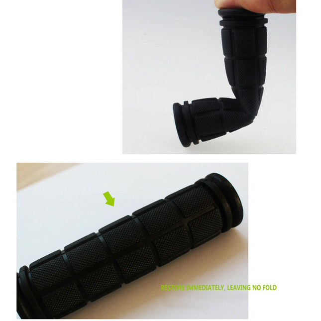 1Pair Bike Cycling Bicycle Soft Rubber Handlebar Grips - salelink.co.nz