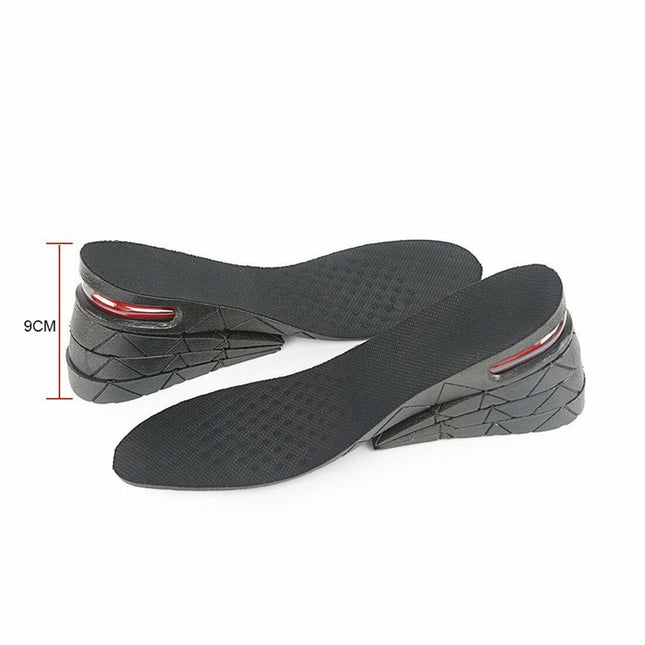 Four Layer 9CM Shoe Lift Height Increase Insoles Foam Pads Heel Insert Taller - salelink.co.nz