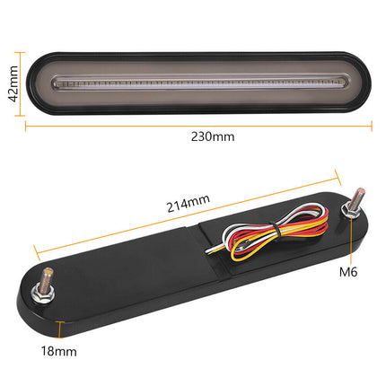 2x LED Tail Lights Trailer Stop Flowing Turn Signal Brake - salelink.co.nz