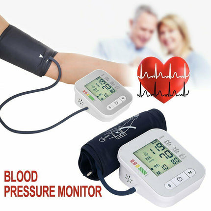 Blood Pressure Monitor Upper Arm Automatic BP Machine Monitor - salelink.co.nz
