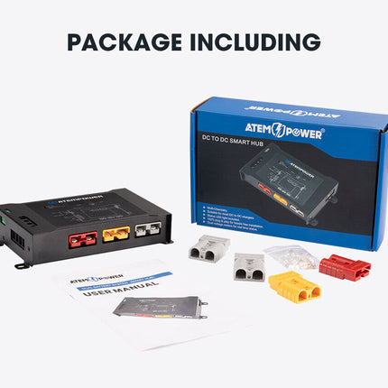 ATEM POWER Smart Hub Dual Battery System Fit DC to DC Chargers - salelink.co.nz