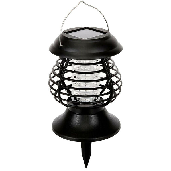 Solar Mosquito Killer Lamp Fly Trap Zapper Catcher Bug Insect Outdoor