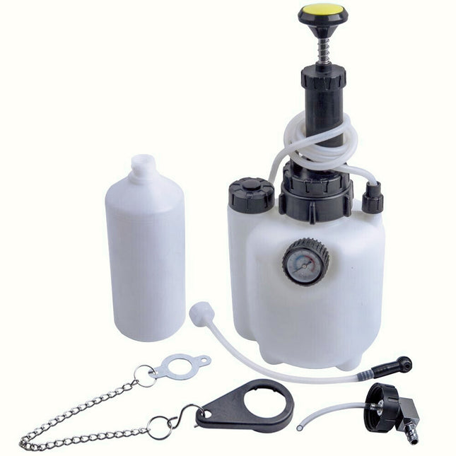 3L Manual Pressure Brake Clutch Bleeding System Tool Fluid Bleeder Kit hand pump - salelink.co.nz