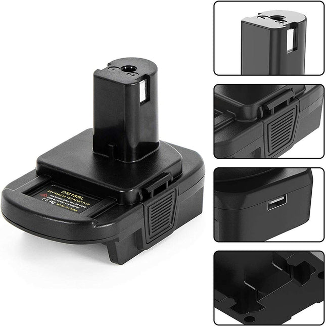 DEWALT Milwaukee to RYOBI Battery Adapter Converter - salelink.co.nz