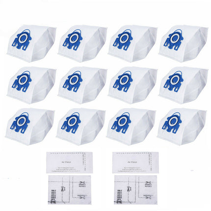 12 Vacuum Cleaner Bags for Miele 3D GN C2 C3 S2 S5 S8 S5211 S5210 S8310 - salelink.co.nz