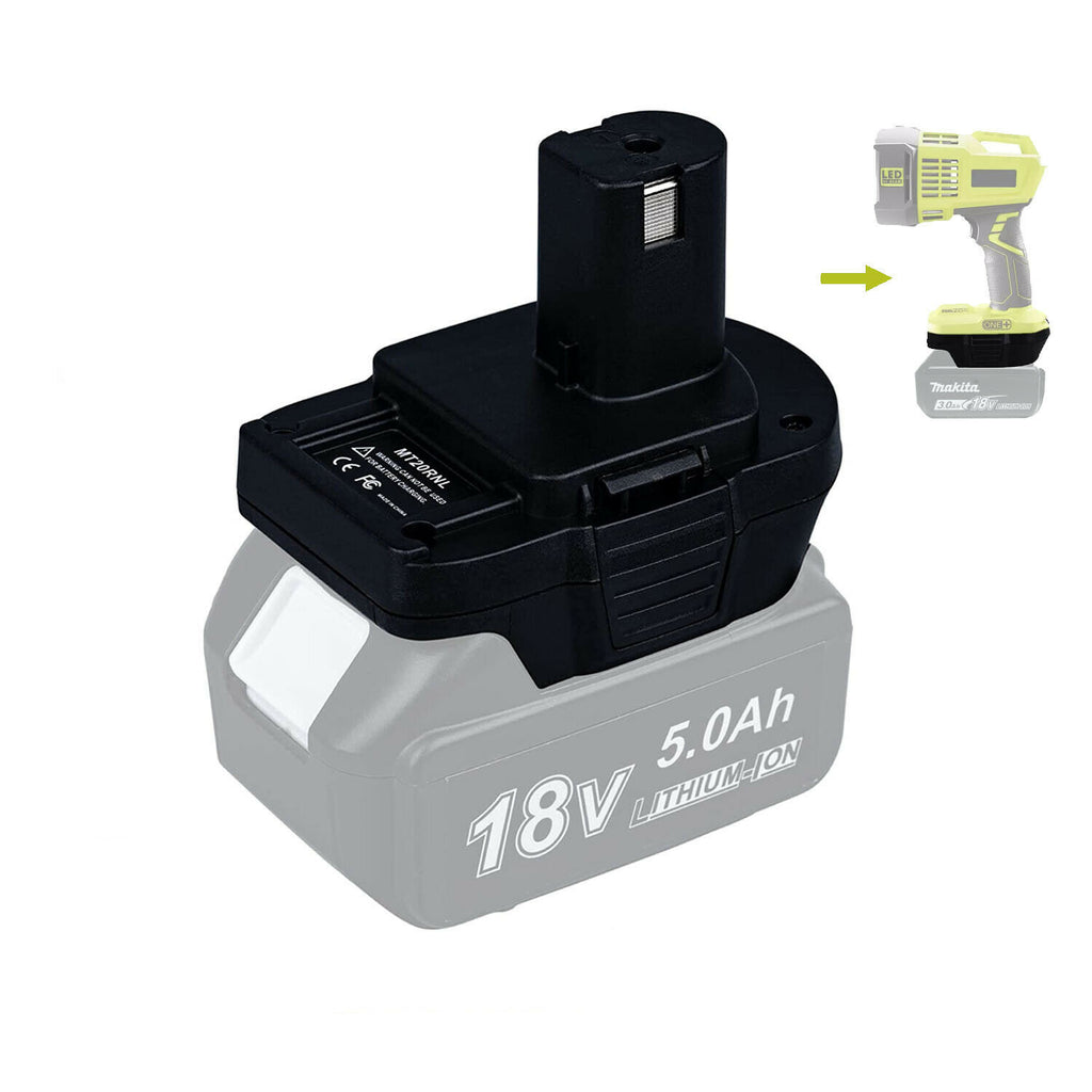 Adapter For Makita BL 18V Li-ion Battery Convert To RYOBI 18V Li-ion Power Tools