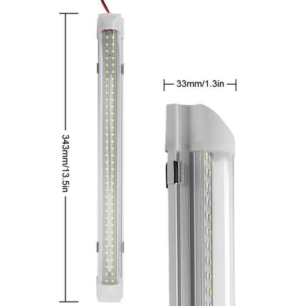 2X 72 LED Strip Light BAR 12V Caravan Boat Camping Car Interior Lamp - salelink.co.nz