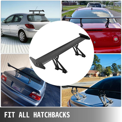 135cm Universal Rear Car Trunk GT Wing Racing Spoiler Stand Lightweight Aluminum - salelink.co.nz
